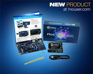 마우저, 사이프레스의 PSoC 6 WiFi-BT Pioneer 키트 공급